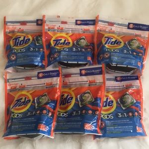 Bundle| Six bags of tide pods